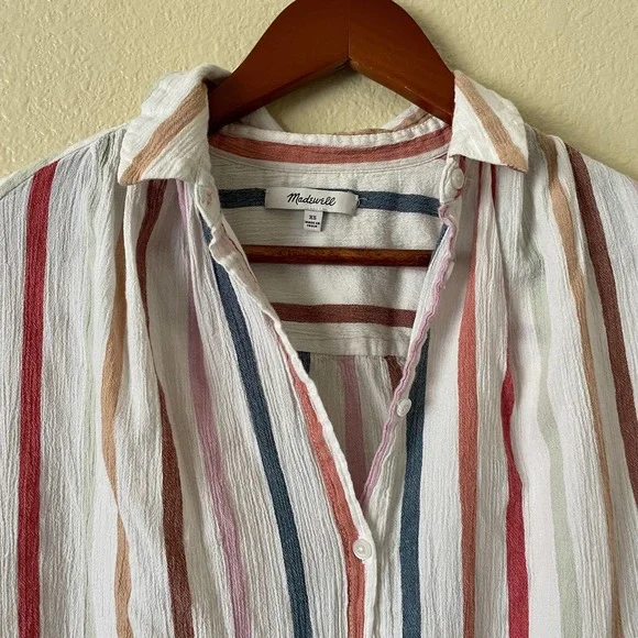 Madewell Gauze central tunic shirt - Picture 3 of 7